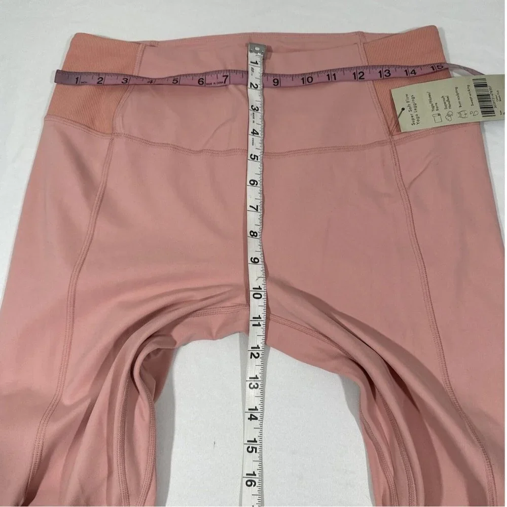 Sweaty Betty‎ [ XL 12 ] Super Soft Flow Yoga 7/8 Leggings in Bloom Pink